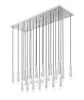 Z-Lite - 1956P-23L-BN - 23 Light Linear Chandelier - Stari - Brushed Nickel