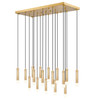 Z-Lite - 1956P-17L-MGLD - 17 Light Linear Chandelier - Stari - Modern Gold