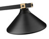Z-Lite - 1955-3MB-RB-MMB - Three Light Billiard - Bronte - Matte Black + Rubbed Brass
