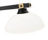 Z-Lite - 1955-3MB-RB-DMO14 - Three Light Billiard - Bronte - Matte Black + Rubbed Brass