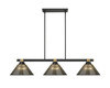 Z-Lite - 1955-3MB-RB-ARS - Three Light Billiard - Bronte - Matte Black + Rubbed Brass