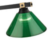 Z-Lite - 1955-3MB-RB-ARG - Three Light Billiard - Bronte - Matte Black + Rubbed Brass