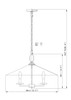 Z-Lite - 1953-22MW - Five Light Pendant - Rialto - Matte White