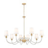Z-Lite - 1950-8RB - Eight Light Chandelier - Katerina - Rubbed Brass