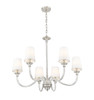 Z-Lite - 1950-6BN - Six Light Chandelier - Katerina - Brushed Nickel