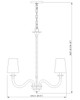 Z-Lite - 1950-5RB - Five Light Chandelier - Katerina - Rubbed Brass