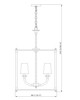 Z-Lite - 1950-5C-BN - Five Light Chandelier - Katerina - Brushed Nickel