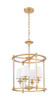 Z-Lite - 1950-4C-RB - Four Light Chandelier - Katerina - Rubbed Brass