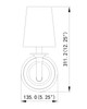 Z-Lite - 1950-1S-BN - One Light Wall Sconce - Katerina - Brushed Nickel