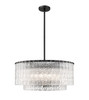 Z-Lite - 1943P26-2-MB - Ten Light Pendant - Glacier - Matte Black
