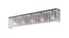 Z-Lite - 1943-5V-MB - Five Light Vanity - Glacier - Matte Black