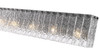 Z-Lite - 1943-5V-MB - Five Light Vanity - Glacier - Matte Black