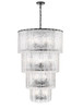 Z-Lite - 1943-48MB - 18 Light Chandelier - Glacier - Matte Black