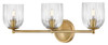 Hinkley - 57473LCB - LED Vanity - Ava - Lacquered Brass