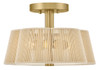 Hinkley - 48581LCB - LED Semi-Flush Mount - Sasha - Lacquered Brass