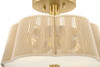 Hinkley - 48581LCB - LED Semi-Flush Mount - Sasha - Lacquered Brass