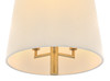 Hinkley - 48533HB - LED Semi-Flush Mount - Clive - Heritage Brass