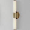 Maxim - 52502WTNAB - LED Bath Vanity - Tubo - Natural Aged Brass