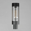 Maxim - 30580CDBK - One Light Outdoor Post/Pier Mount - Millennial - Black