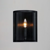 Maxim - 25259CLBK - One Light Wall Sconce - Sentinel - Black