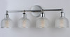 Maxim - 11324CLPC - Four Light Bath Vanity - Hollow - Polished Chrome