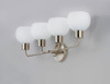 Maxim - 11274SWSN - Four Light Bath Vanity - Coraline - Satin Nickel
