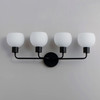 Maxim - 11274SWBK - Four Light Bath Vanity - Coraline - Black