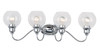 Maxim - 1114CLPC - Four Light Bath Vanity - Ballord - Polished Chrome