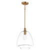 Maxim - 11116CLSBR - One Light Pendant - Babylon - Satin Brass