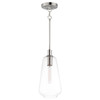 Maxim - 11114CLSN - One Light Pendant - Babylon - Satin Nickel