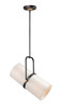 Maxim - 11101OFBZAB - Two Light Pendant - Oscar - Bronze / Antique Brass