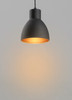 Maxim - 11020BKGLD - One Light Pendant - Cora - Black / Gold