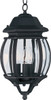 Maxim - 1036BK - Three Light Outdoor Hanging Lantern - Crown Hill - Black