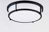 Maxim - 10274WTBK - LED Flush Mount - Rogue LED - Black