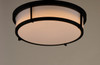 Maxim - 10272WTBK - Two Light Flush Mount - Rogue E26 - Black
