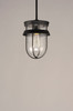 Maxim - 10268CLBK - One Light Semi-Flush Mount - Breakwater - Black