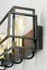 Maxim - 10244BKSBR - Four Light Bath Vanity - Liner - Black / Satin Brass