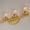 Maxim - 10214CLSBR - Four Light Bath Vanity - Corona - Satin Brass