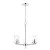 Maxim - 10203CLSN - Three Light Chandelier - Corona - Satin Nickel