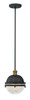 Maxim - 10184OIAB - One Light Outdoor Pendant - Portside - Oil Rubbed Bronze / Antique Brass