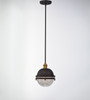 Maxim - 10184OIAB - One Light Outdoor Pendant - Portside - Oil Rubbed Bronze / Antique Brass