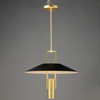 Maxim - 10098BKSBR - LED Pendant - Tahoe - Black / Satin Brass