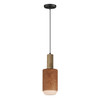 Maxim - 10092WWDTN - LED Pendant - Scout - Weathered Wood / Tan Leather