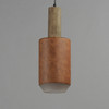 Maxim - 10092WWDTN - LED Pendant - Scout - Weathered Wood / Tan Leather
