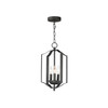 Maxim - 10035BK - Three Light Chandelier - Provident - Black