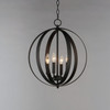 Maxim - 10031BK - Four Light Chandelier - Provident - Black