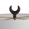 Arteriors - GDPTC02-829 - Two Light Table Lamp - Minaret - White/English Bronze