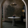Arteriors - GDFDI01 - Entry Table - Faun - White/Blackened Bronze