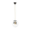 Arteriors - GDDPI04 - One Light Pendant - Chene - Bronze/Clear