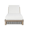Arteriors - FTS04 - Outdoor Chaise - Emoto - Pearl/Aged Bronze